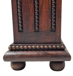 French Art Deco Pedestal with Multi-Colored Marble Top, 1930s